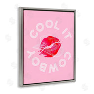 Stupell Studio | Cool It Cowboy with Kiss