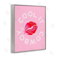 Stupell Studio | Cool It Cowboy with Kiss