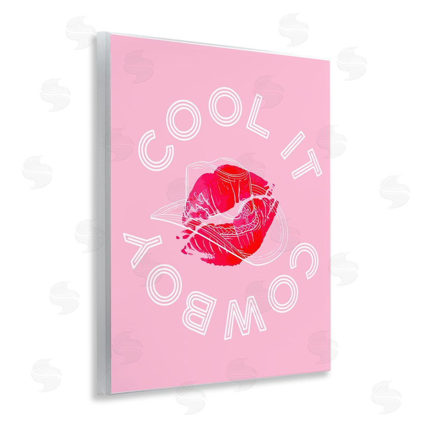 Stupell Studio | Cool It Cowboy with Kiss