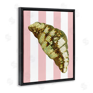 Stupell Studio | Disco Croissant & Pink Stripes