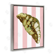 Stupell Studio | Disco Croissant & Pink Stripes