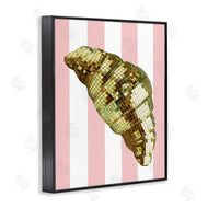 Stupell Studio | Disco Croissant & Pink Stripes