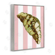 Stupell Studio | Disco Croissant & Pink Stripes