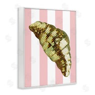 Stupell Studio | Disco Croissant & Pink Stripes