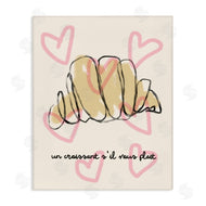 Stupell Studio | Chic Croissant with Hearts