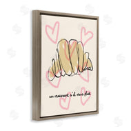 Stupell Studio | Chic Croissant with Hearts