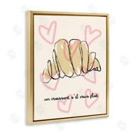Stupell Studio | Chic Croissant with Hearts