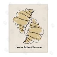 Stupell Studio | Croissants with French Phrase