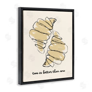 Stupell Studio | Croissants with French Phrase
