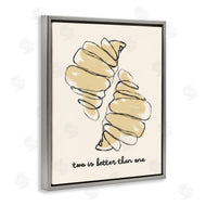 Stupell Studio | Croissants with French Phrase