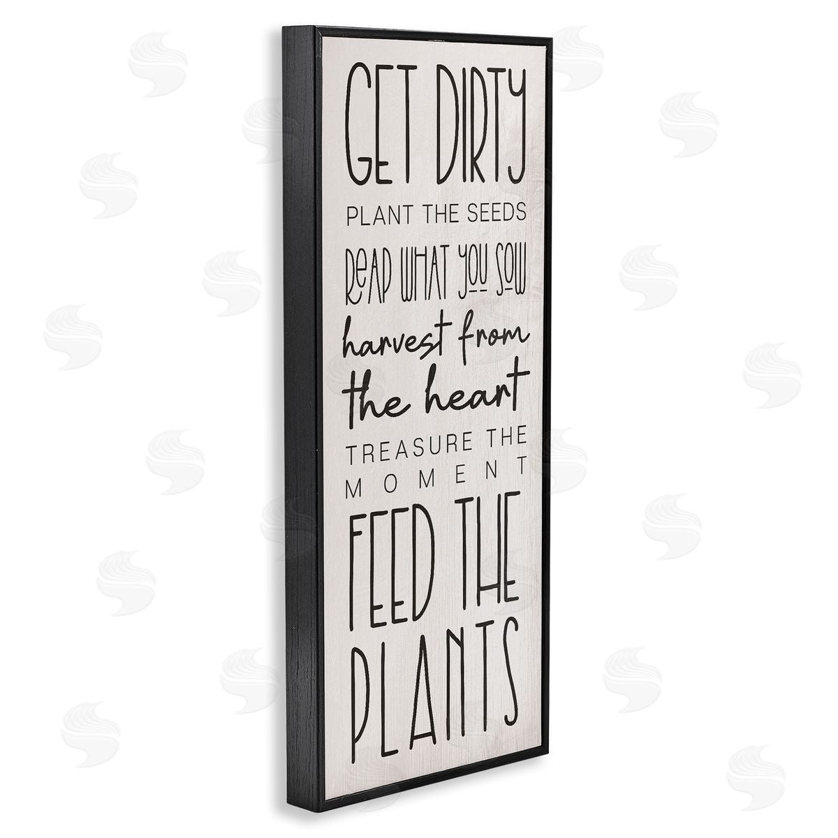 Fun Garden Guidelines Black Frame Print Wall Art, Home Decor by Stupell Studio