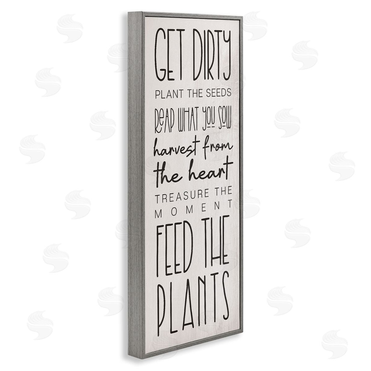 Fun Garden Guidelines Grey Frame Print Wall Art, Home Decor by Stupell Studio