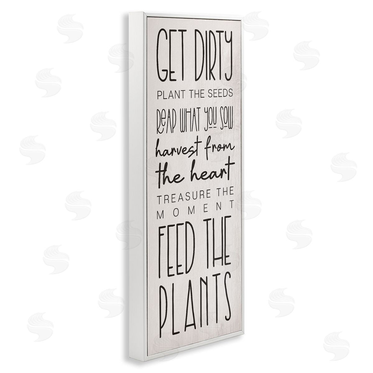 Fun Garden Guidelines White Frame Print Wall Art, Home Decor by Stupell Studio