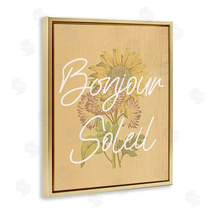 Stupell Studio | Hello Sunshine French Phrase