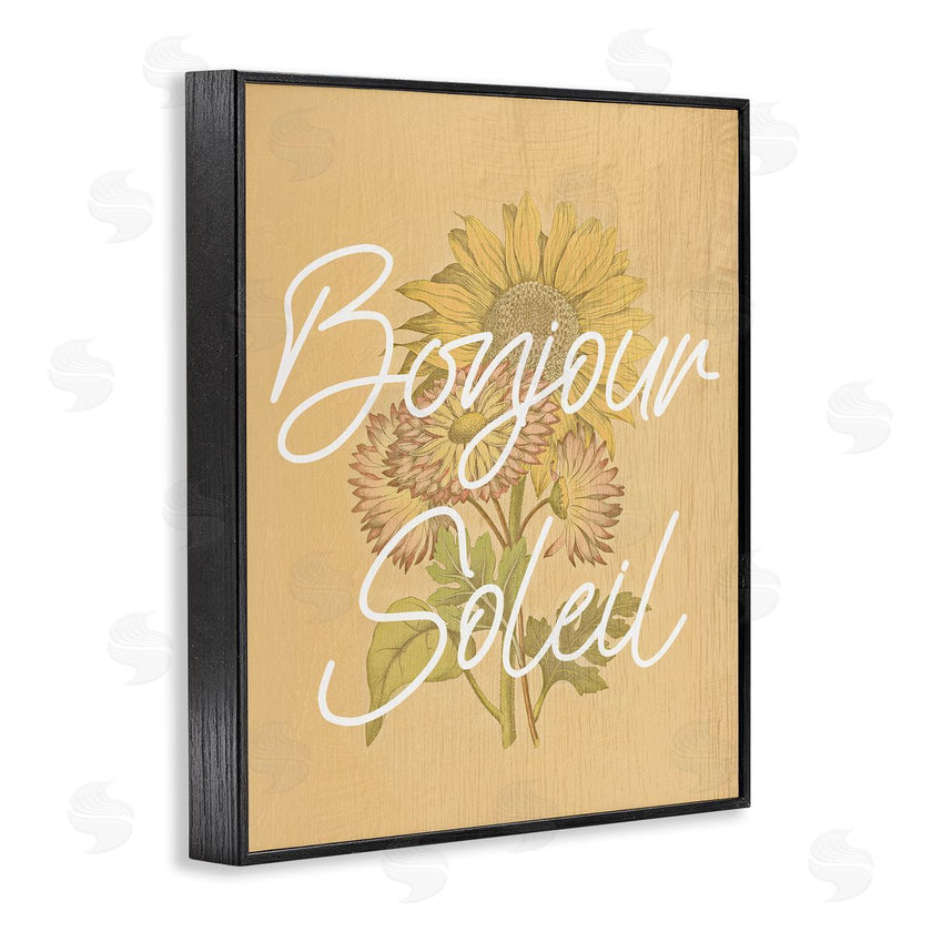 Stupell Studio | Hello Sunshine French Phrase