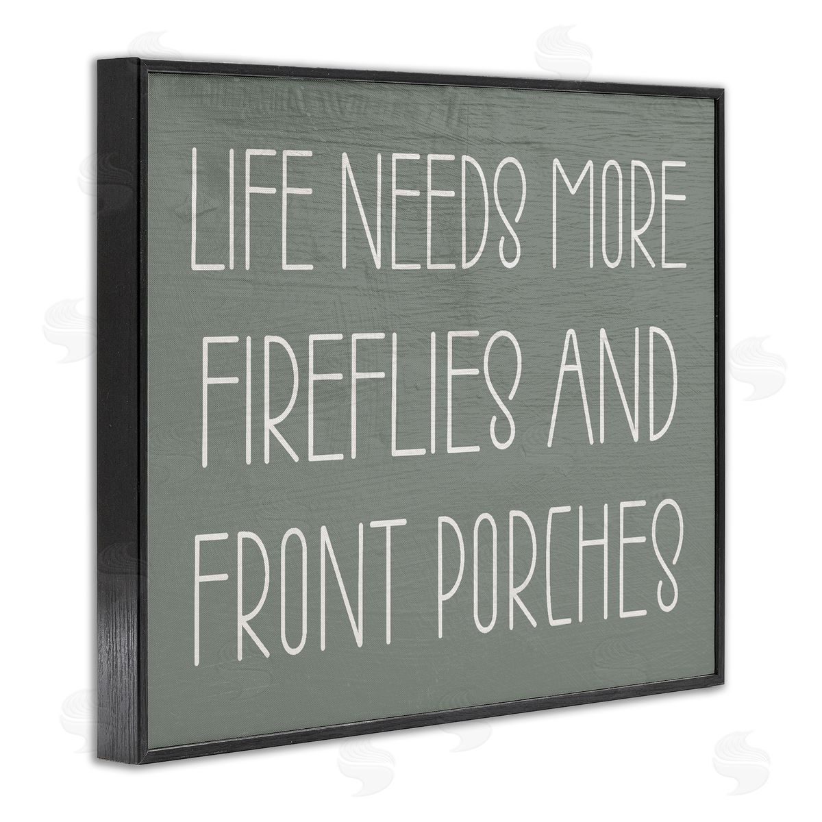 Fireflies & Front Porches Black Frame Print Wall Art, Home Decor by Stupell Studio