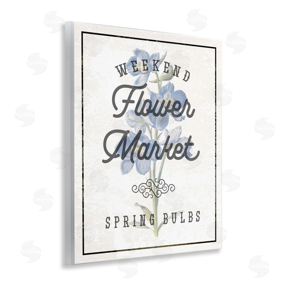 Weekend Flower Market Wood Plaque Wall Art, Home Decor by Stupell Studio