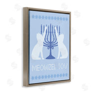 Stupell Studio | Meowzel Tov Hanukkah Cats