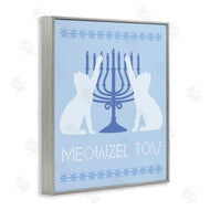 Stupell Studio | Meowzel Tov Hanukkah Cats