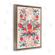 Verbrugge Watercolor | Soft Symmetrical Florals & Birds