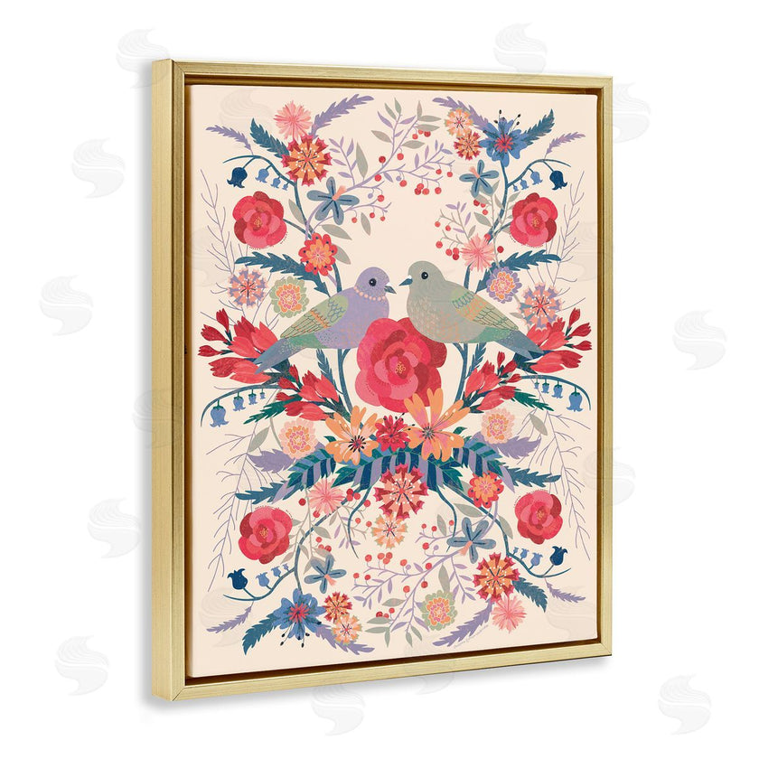 Verbrugge Watercolor | Soft Symmetrical Florals & Birds