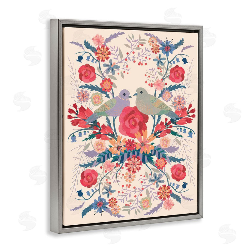 Verbrugge Watercolor | Soft Symmetrical Florals & Birds