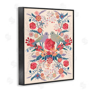 Verbrugge Watercolor | Soft Symmetrical Florals & Birds