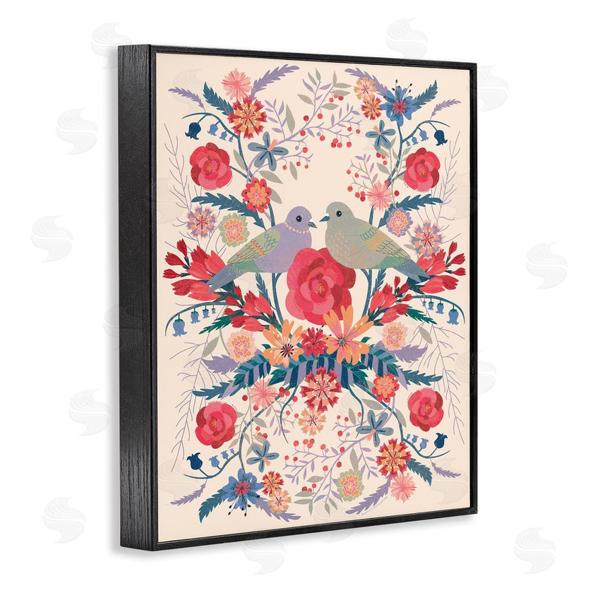 Verbrugge Watercolor | Soft Symmetrical Florals & Birds