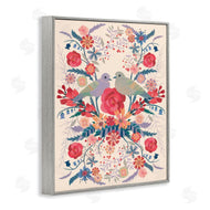 Verbrugge Watercolor | Soft Symmetrical Florals & Birds