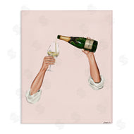 Ziwei Li | Champagne Pour on Pink