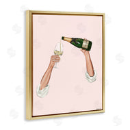 Ziwei Li | Champagne Pour on Pink