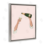 Ziwei Li | Champagne Pour on Pink