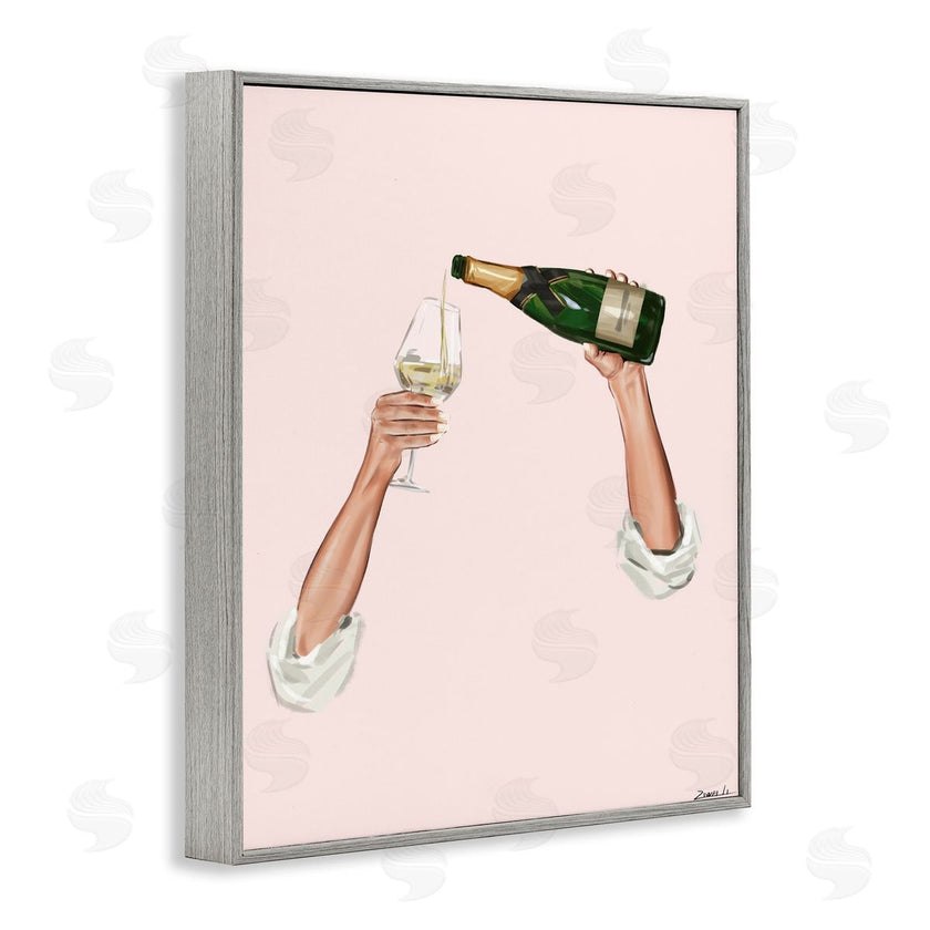Ziwei Li | Champagne Pour on Pink