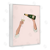 Ziwei Li | Champagne Pour on Pink