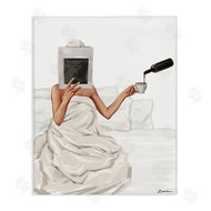 Ziwei Li | Cozy in Bed with Drink