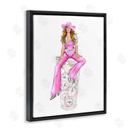 Ziwei Li | Pink Cowgirl & Disco Balls