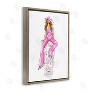 Ziwei Li | Pink Cowgirl & Disco Balls