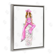 Ziwei Li | Pink Cowgirl & Disco Balls