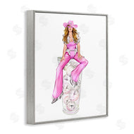 Ziwei Li | Pink Cowgirl & Disco Balls
