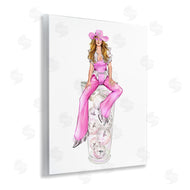 Ziwei Li | Pink Cowgirl & Disco Balls