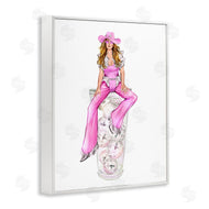 Ziwei Li | Pink Cowgirl & Disco Balls