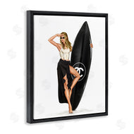 Ziwei Li | Trendy Surfer Girl in Black
