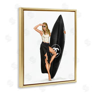 Ziwei Li | Trendy Surfer Girl in Black