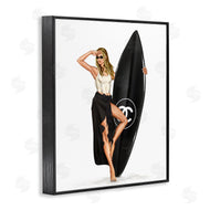Ziwei Li | Trendy Surfer Girl in Black