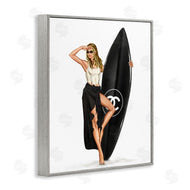 Ziwei Li | Trendy Surfer Girl in Black