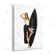 Ziwei Li | Trendy Surfer Girl in Black