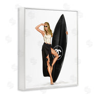 Ziwei Li | Trendy Surfer Girl in Black