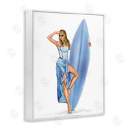 Ziwei Li | Trendy Surfer Girl in Blue