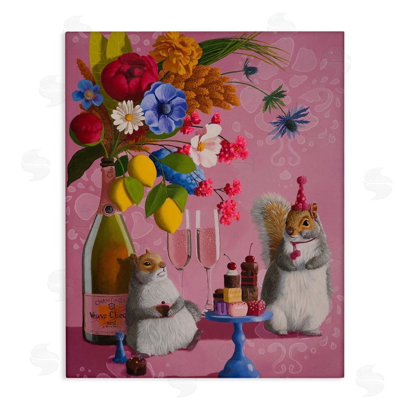 Heather Gauthier | Party Hat Squirrels & Bouquet