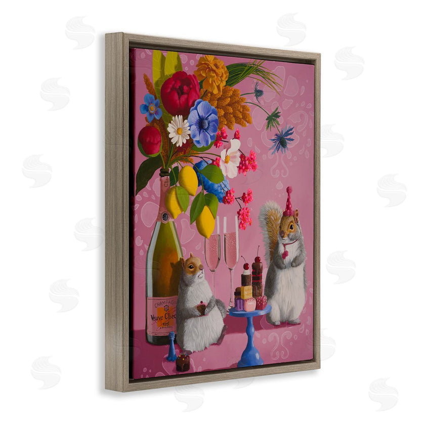 Heather Gauthier | Party Hat Squirrels & Bouquet